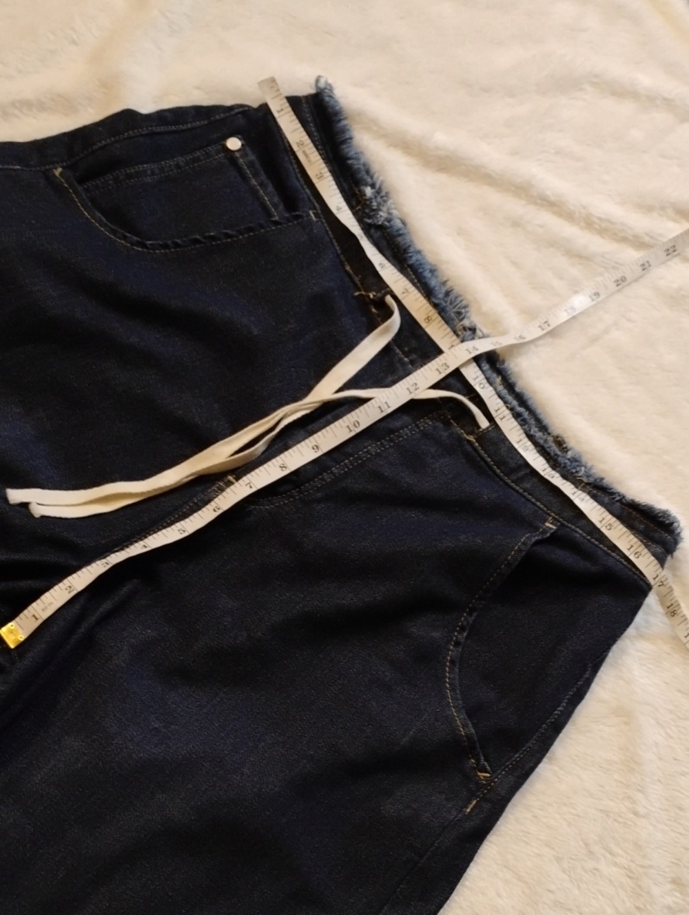 Pilcro Tenney Drawstring Wide Leg Jeans - Picture 8 of 13